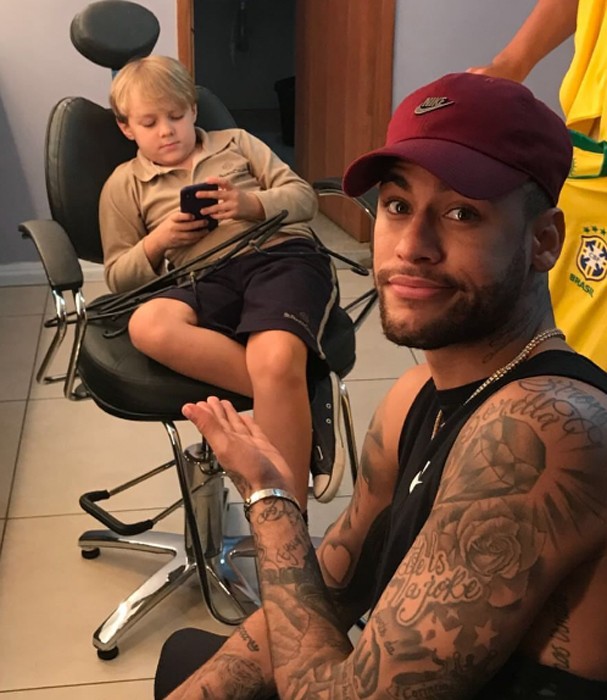 Neymar e o filho (Foto: Instagram/Reprodução)